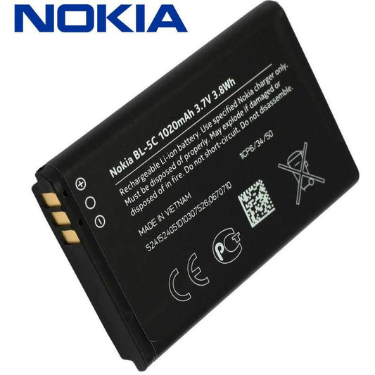 Nokia BL-5C Original battery 1020Mah power battery long timing
